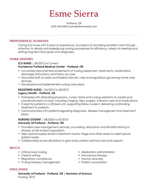 Resume for nurses. Things To Know About Resume for nurses. 